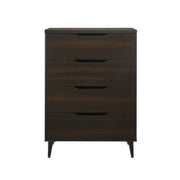 Ernesto 4-Drawer Chest with Interlock in Espresso (3A Packing)