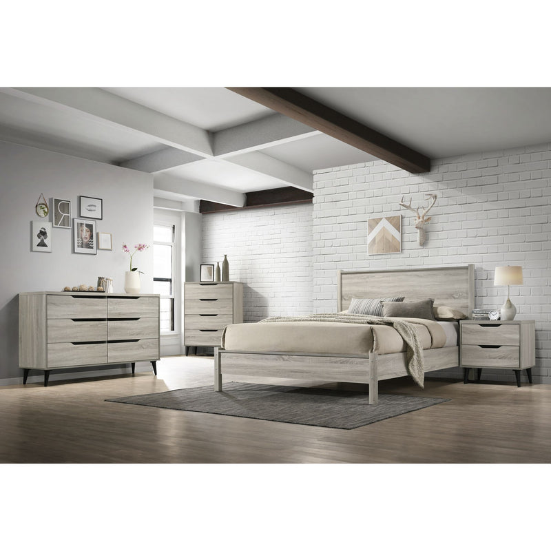 Ernesto 6-Drawer Dresser with Interlock in Grey (3A Packing)