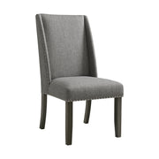 Everdeen 6PC Dining Set in Charcoal-Table, Four Chairs & Bench