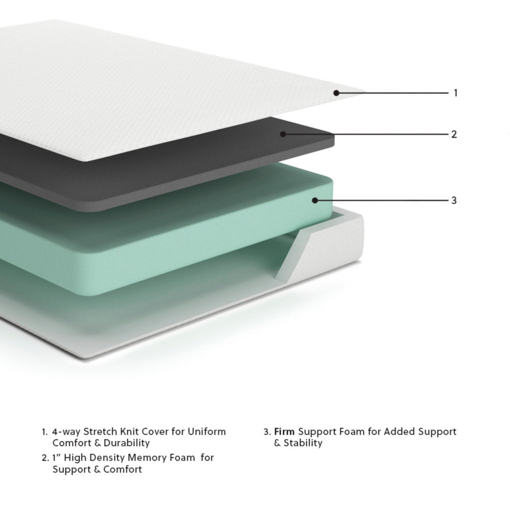 Chime 8 Inch Memory Foam Twin Mattress