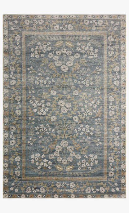 Rifle Paper Co. x Loloi Fiore FIO-01 Slate / Sage