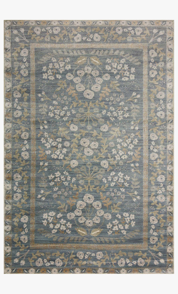 Rifle Paper Co. x Loloi Fiore FIO-01 Slate / Sage