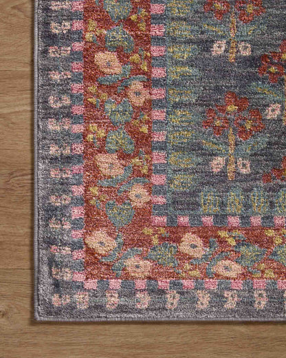 Rifle Paper Co. x Loloi Fiore FIO-02 Azul Marino