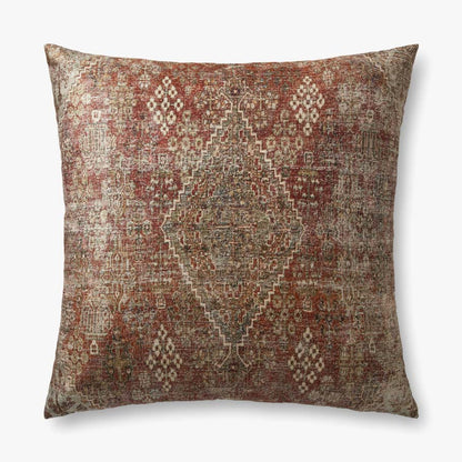 Loloi Floor Pillows FP0009 Red / Multi