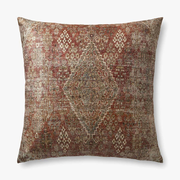 Loloi Floor Pillows FP0009 Red / Multi