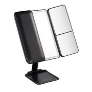 Flex Mini Trifold LED Makeup Mirror With Stand