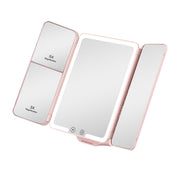 Flex Mini Trifold LED Makeup Mirror With Stand