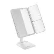 Flex Mini Trifold LED Makeup Mirror With Stand