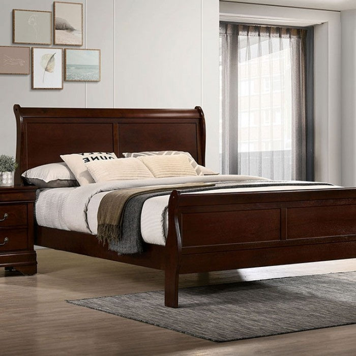 Louis Philippe Sleigh Bed