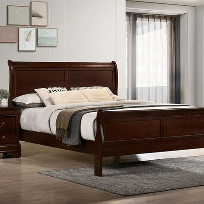 Louis Philippe Sleigh Bed