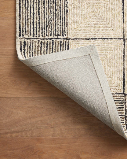 Chris Loves Julia x Loloi Francis FRA-02 Crema/Negro