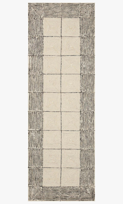 Chris Loves Julia x Loloi Francis FRA-02 Crema/Negro