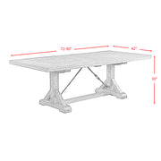 Finn 5PC Dining Set-Table & 4 Wooden Side Chairs