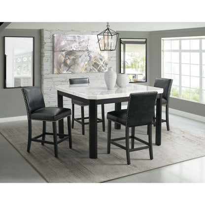 Francesca White Counter Height Dining Table