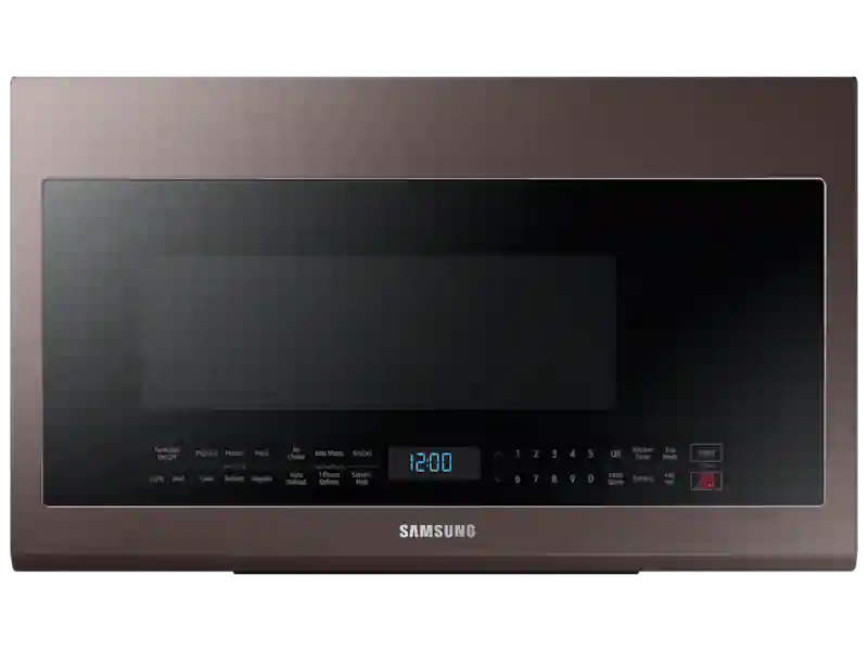 Bespoke Over-the-Range Microwave 2.1 cu. ft. with Sensor Cooking in Fingerprint Resistant Tuscan Stainless Steel