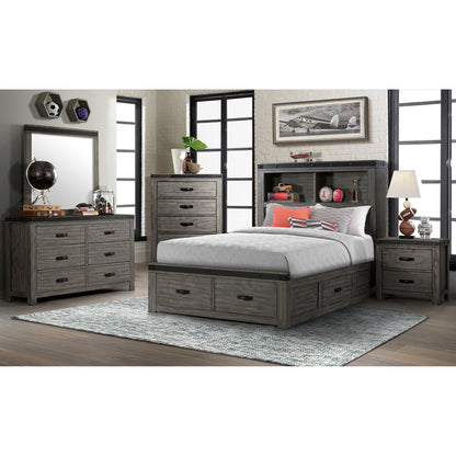 Wade Youth Full Platform Storage Bed