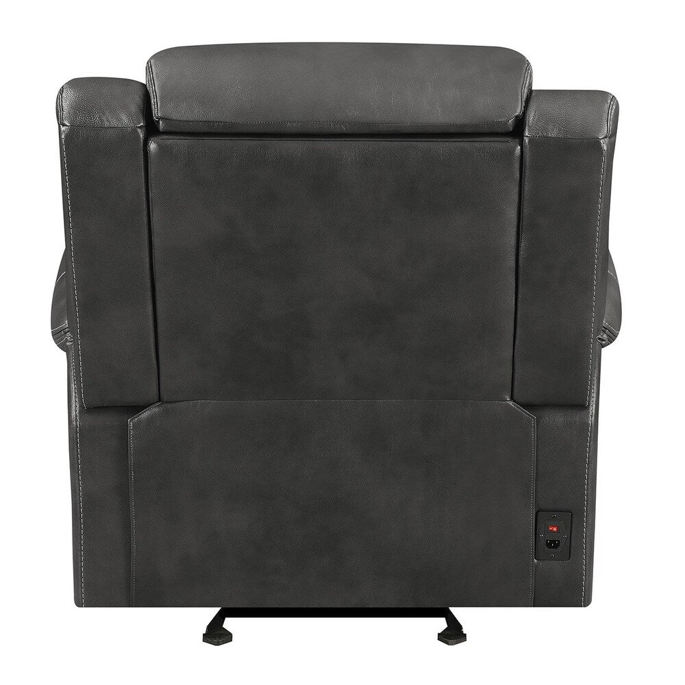 Sillón reclinable inglés tapizado Kelsey color marfil