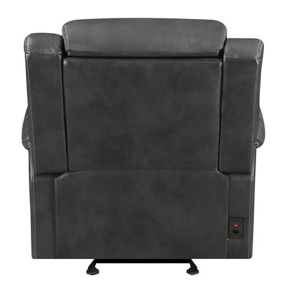 Sillón reclinable inglés tapizado Kelsey color marfil