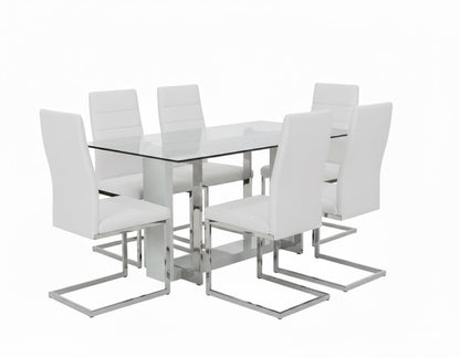 Olymplia Glass 7PC Dining Set