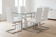 Olymplia Glass 7PC Dining Set