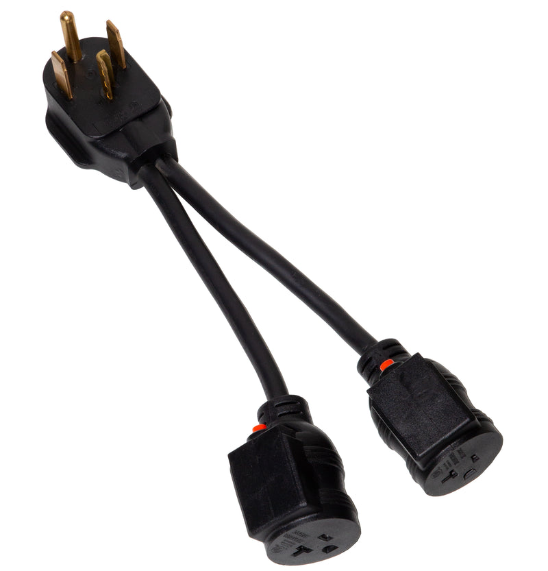 4-Prong 240V to 120V Adapter UltraFast Combo Plug