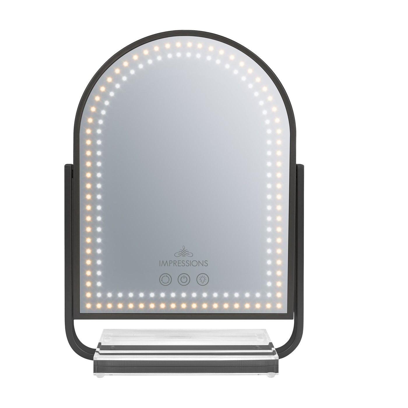 Glimmer Arch Tri-Tone LED Makeup Mirror