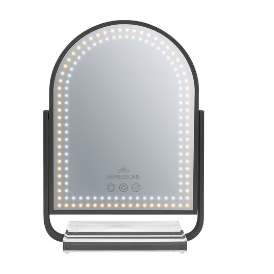 Glimmer Arch Tri-Tone LED Makeup Mirror