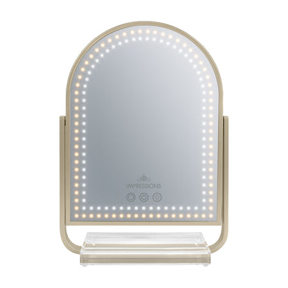 Glimmer Arch Tri-Tone LED Makeup Mirror