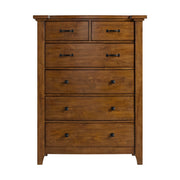 Gage 6-Drawer Chest in Chestnut
