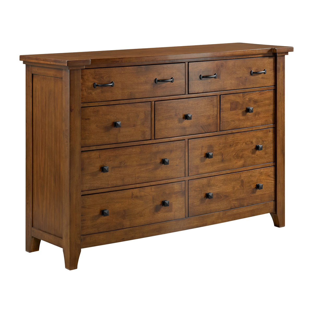 Gage 9-Drawer Dresser In Chestnut
