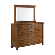 Gage King Sleigh Storage 5PC Bedroom Set in Chestnut