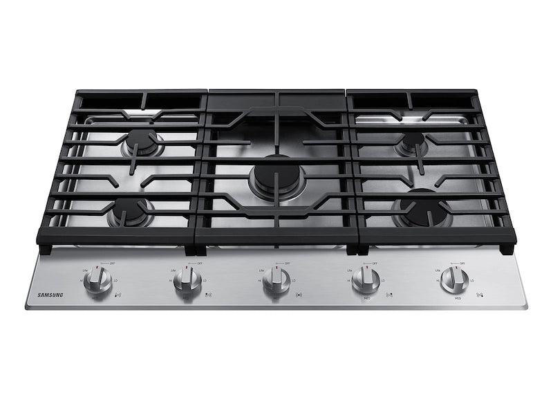 36" Gas Cooktop in Stainless Steel