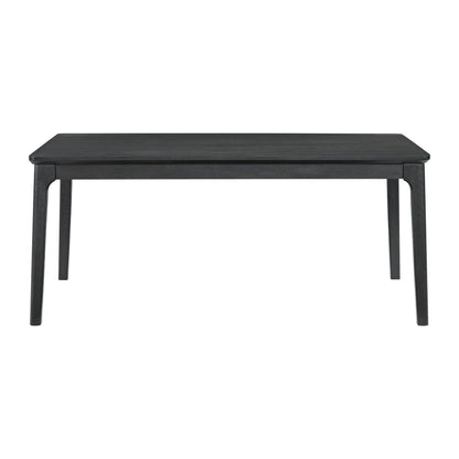 Garcia 6PC Dining Set with Table, 4 Chairs, and Bench in Black