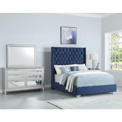 Aria Diamond 6Ft Upholstered 3PC Bedroom Set