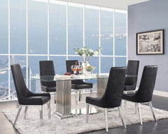 Cyrene Gianna 7PC Dining Set Package + FREE 2PC Accessories Set