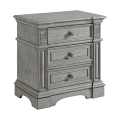 Glenmore Queen Panel 3PC Bedroom Set in Aged Grey