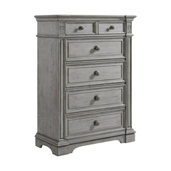 Glenmore King Panel 3PC Bedroom Set in Aged Grey