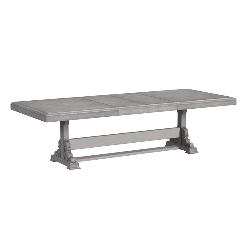 Glenmore 7Pc Standard Height Dining Set In Aged Grey-Table And Six Chairs