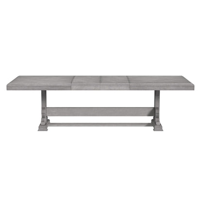 Glenmore Dining Table with 2x18" Leaves in Aged Grey