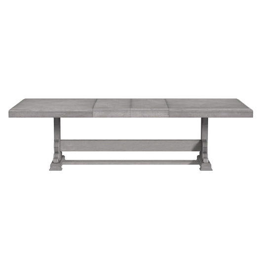 Glenmore Dining Table with 2x18" Leaves in Aged Grey