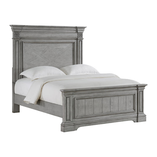 Glenmore Queen Panel 3PC Bedroom Set in Aged Grey