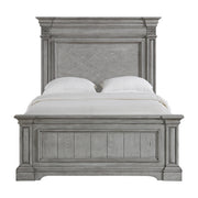 Glenmore Queen Panel Bed in Aged Grey