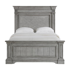 Glenmore Queen Panel Bed in Aged Grey