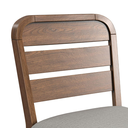 Glinda 7PC Counter Height Dining Set in Brown-Table and Six Chairs