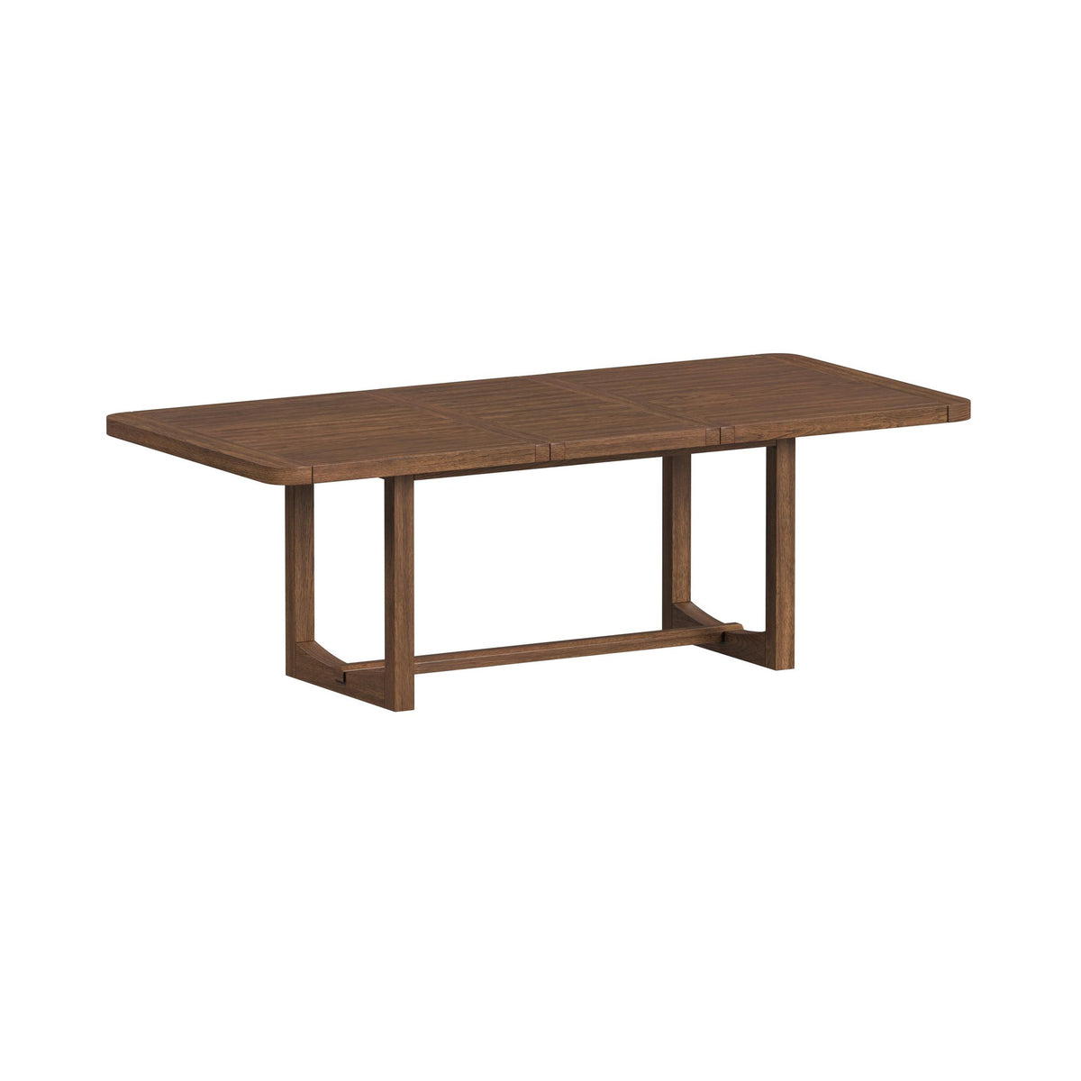 Glinda Dining Table with 18" Leaf in Brown