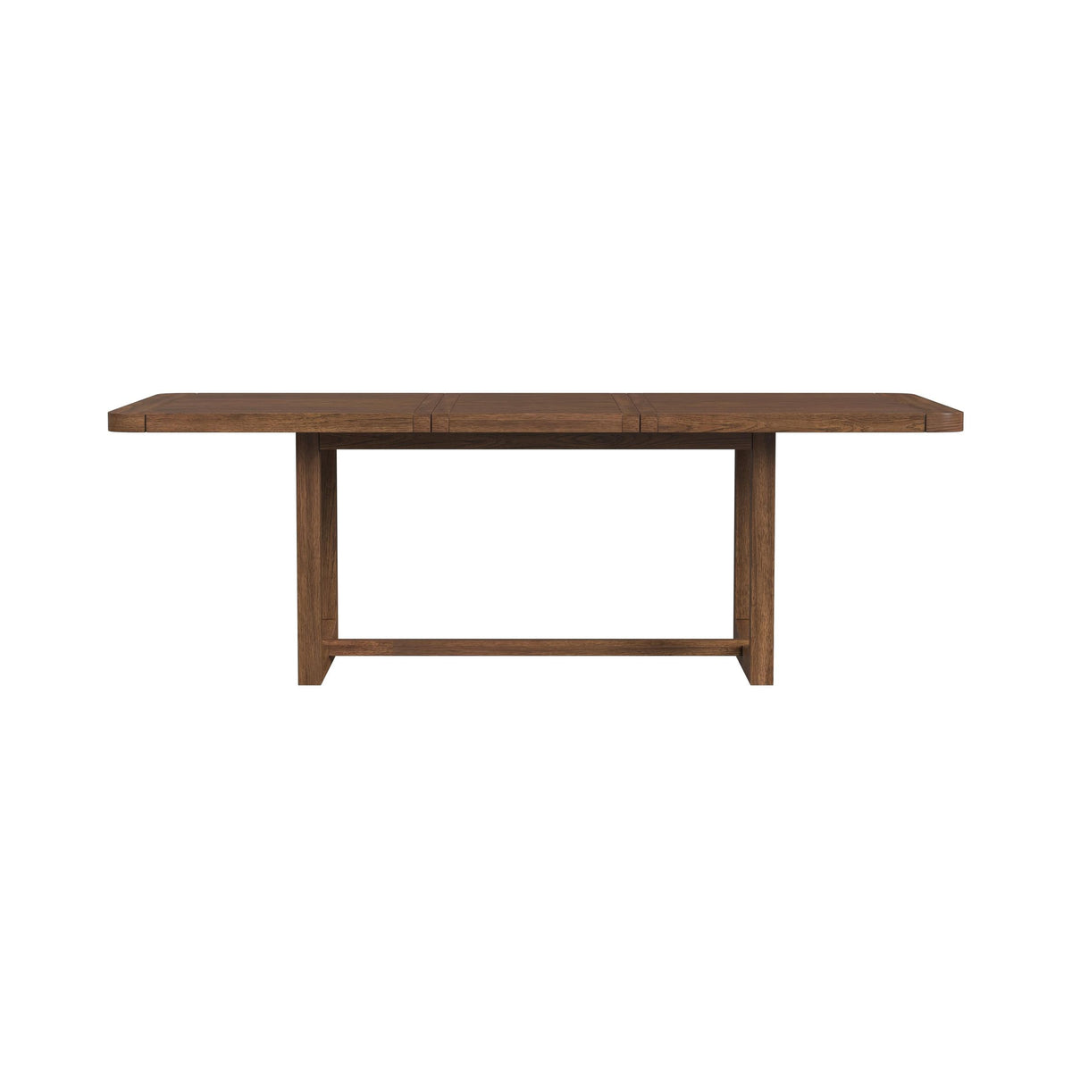 Glinda Dining Table with 18" Leaf in Brown