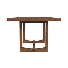 Glinda Dining Table with 18" Leaf in Brown