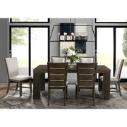 Grady 7PC Dining Set-Table & Six Slat Back Chairs