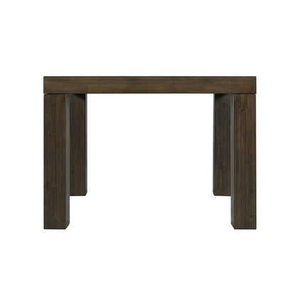 Grady 6PC Dining Set (72" Table + 4 Chairs + Bench) in Brown