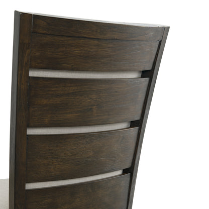 Grady 7PC Dining Set-Table & Six Slat Back Chairs